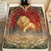 1PC Magic Academy Print FlAannel Blanket, High Quality Comfortable for All Seasons, Home Decor, Warmth and Comfort