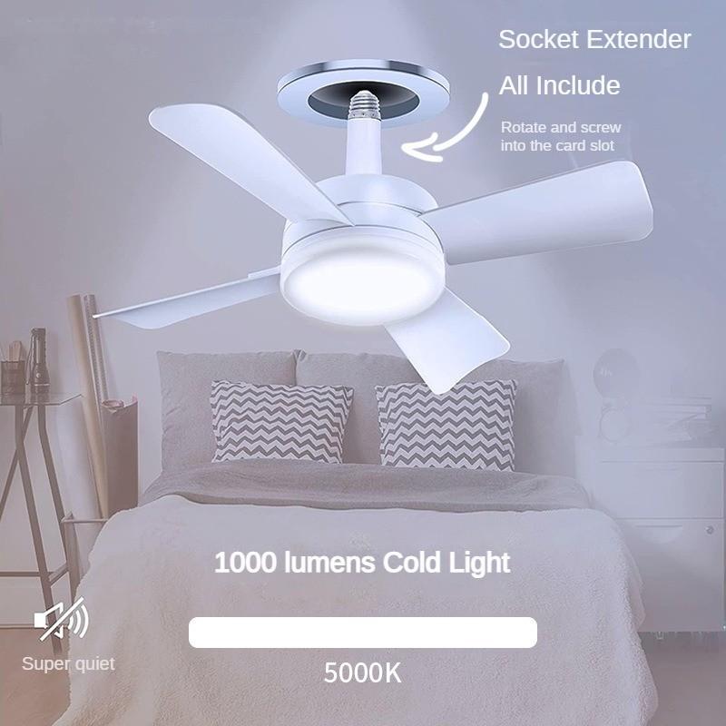 16-inch New Modern Design LED Fan Light European Dimming Bedroom Fan Light Living Room Integrated Ceiling Fan Light