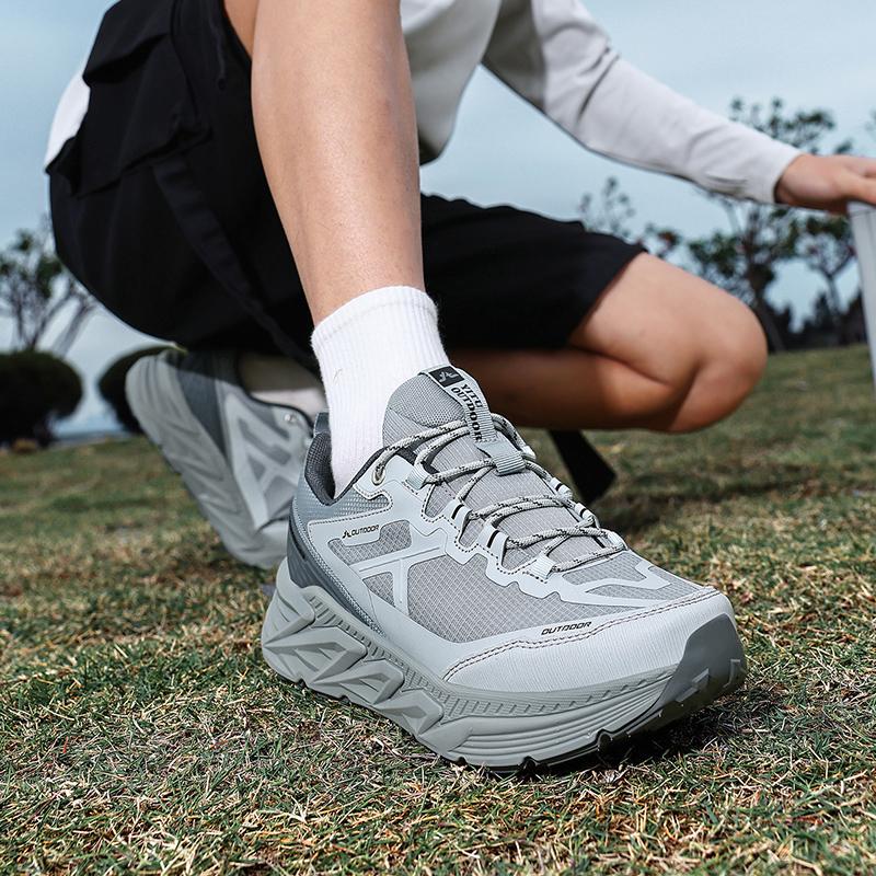 Outdoor Running Shoes Men Mesh Anti-slip Wear-resistant Casual Shoes Men Comfortable Lightweight Breathable Sports Shoes Men