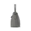 Longchamp Le Roseau Essential 17 Bamboo Buckle Leather Bucket Bag Mini Women bags Gray 10159968112