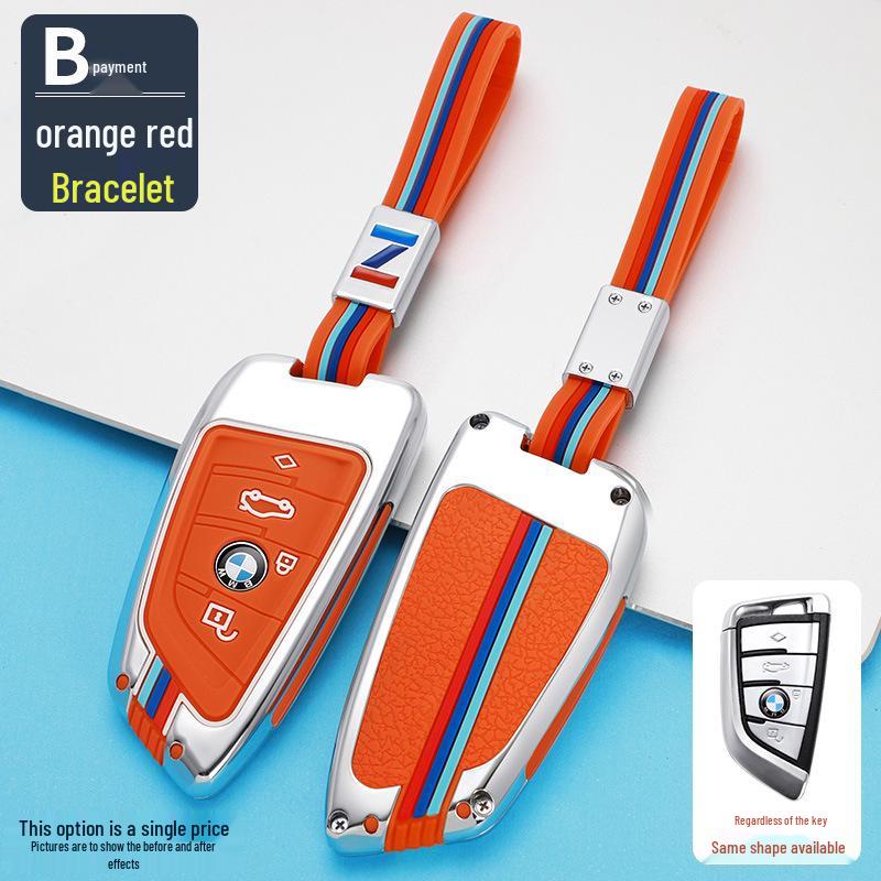 

Совместимый чехол для ключа для BMW 2021: 3, 5, 7 Серии, X1, X3, X4, X5, X7, 525Li и модели ix