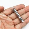 Titanium Survival Whistles Ultras Louds Outdoor Emergency Whistles Keychain Necklace Whistles Outdoor Tool for Women Men
