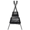 Outdoor Multifunctional Double-Layer Mesh Drying & Storage Rack for Camping & Cars