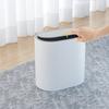 Press Top Trash Can Dog Proof Garbage Can Small Waste Basket Household Narrow Wastebasket for Bathroom Craft Room Powder Room