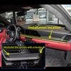 Real Carbon Fiber For Porsche 911 992 2019-2026+ Car Center Console Strip Cover Car Interior Accessories 2PCS
