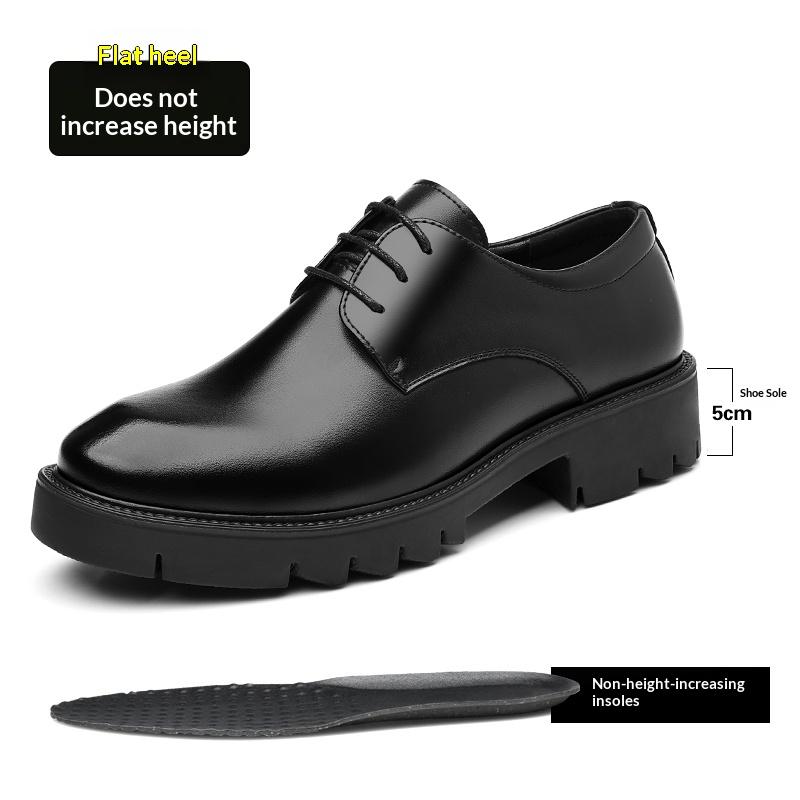 Mens 8/10cm Invisible Height Boost Leather