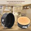 4-Inch Non-stick Springform Cake Pan with Removable Bottom and Buckle for Cheesecake and Chiffon Cakes