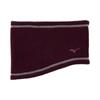 Mizuno Training Wear Reversible Neck Cold Weather Gray Stone x Rumba Free Size Warmer, Fleece, 32JYB700, Red,