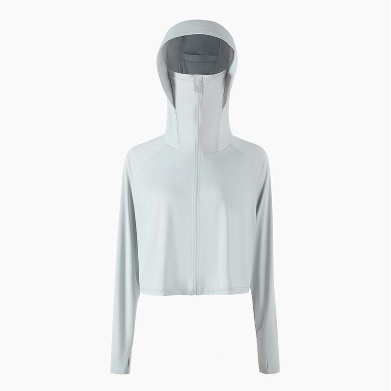 UPF 50+ Women's Summer Sun Protection Shawl: Ultra-Thin, Breathable, Anti-UV Ice Silk Jacket.