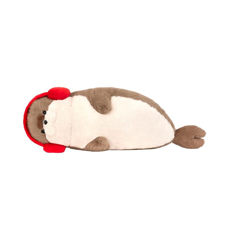 Cute Sushi Seal Plush Toy Lifelike Stuffed Animal Soft Pillow Cushion For Kids