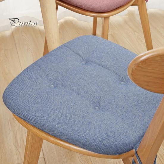 Stolsdyna med halkskyddsrem Förtjockad svampstoppning Mjuk elastisk hästhovform Stolkudde Hem Kök Kontor Uteplats Sittdyna