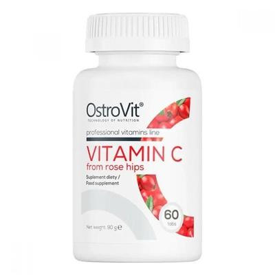 OstroVit Natürliches Vitamin C aus Hagebutten, 60 Tabs