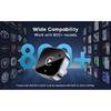 2-in-1 Wireless CarPlay Android Auto Adapter USB USB-C Dongle Plug and Play Fast Auto Connect No Delay Compact for Car Screen