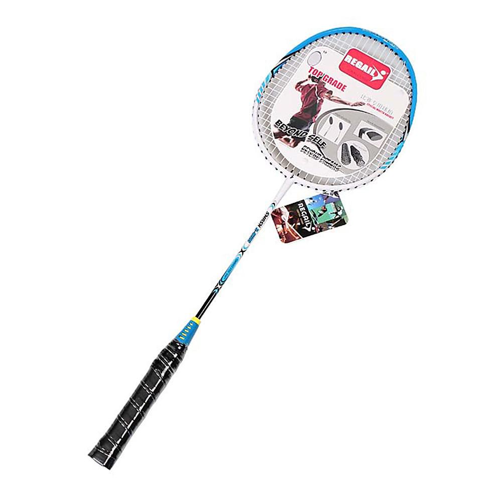 2 Player Badminton Racket Set Aluminum Indoor Outdoor Sports Practice Equipment