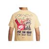 Nike T-shirt Girocollo Stampa Fantasia Slim Fit Manica Corta Uomo Top Giallo FV3755-252