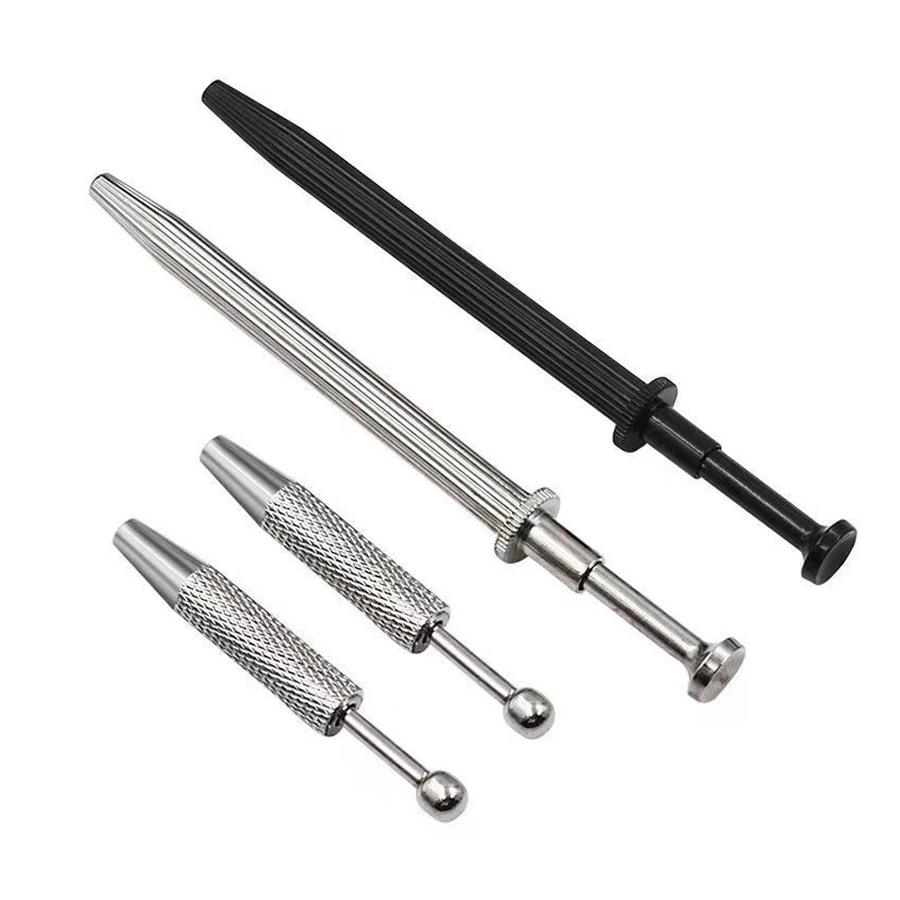 Stainless Steel Non-Slip Jewelry Grabbing Tool with Long & Short Four-Claw Clip