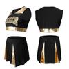 Cheerleading Dance Performance Uniform Short Skirt Suit Halloween Gift Party