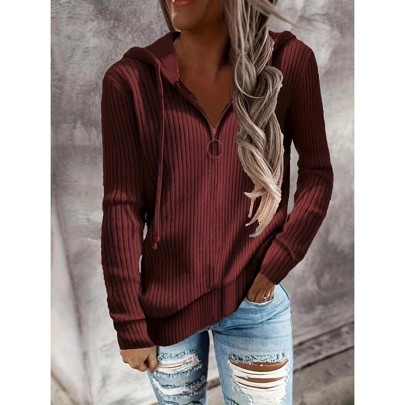 BITCED Women's Fashion Casual Solid Color Print Long Sleeve Hooded Hoodies & Sweatshirts Unique Design