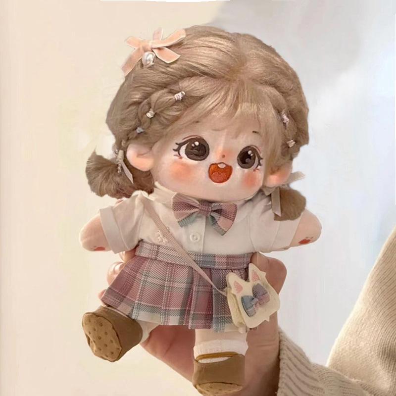 In-Stock 20cm Cotton Chestnut Grain Plush Doll Toy - Outfit-Changeable Gift for Girlfriend or Best Friend