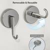 Easy Installs Suction Hook Holders ABS Not Drill Suction Hook Heavy Duty Adhesive Hook 57mm Diameter for Bathroom Kitchen