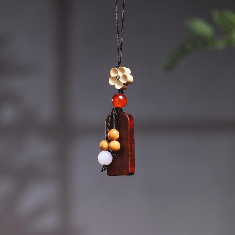 Rosewood DIY Shangshangqian Mobile Phone Pendant Accessory - Creative Gift