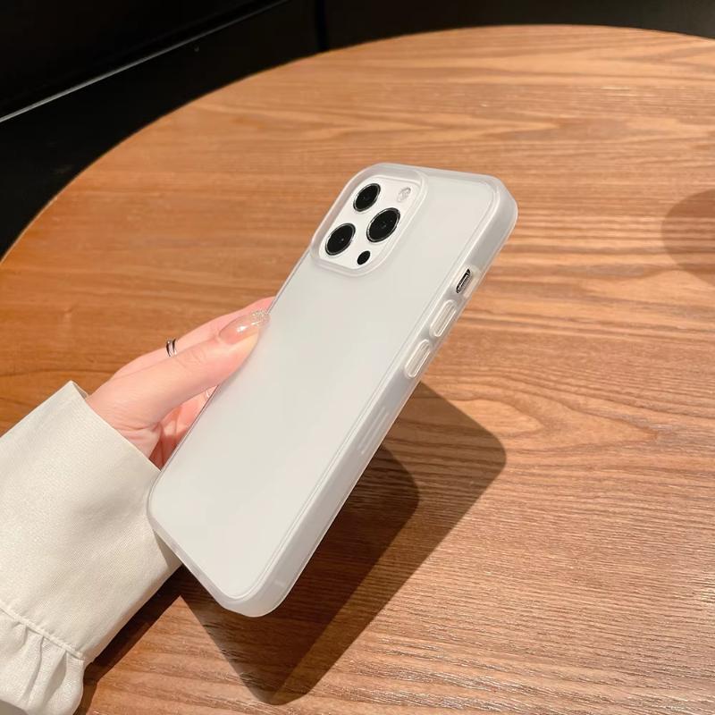 Ultra Thin Matte Soft Clear Phone Case For iPhone 17 Pro Max 13 Mini 15 16 11 12 14 Pro Max Slim Silky Skin Translucent Cover