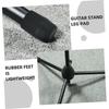 FRCOLOR Guitar Stand Leg Guitar Stand Rubber Leg Foot Acoustic Guitar Foot Replacement Floor Musical Instrument Accessories Caps, 6pcs, Rubber, Black,