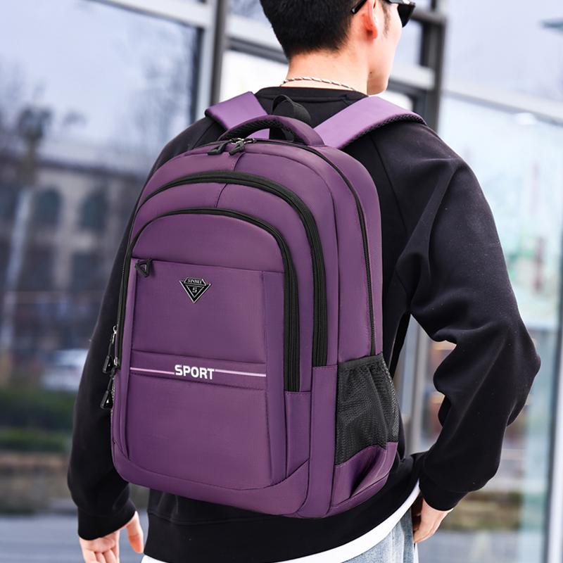 Casual Laptop Backpack with Large Compartment –  School Bag for Men Women, Ideal for Campus and Travel