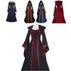 Elegant Vintage Masquerade Party Dress Women's Gothic Medieval Costume