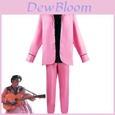 The King Elvis Presley Men's Wonderfully Detailed Costume Coat Cosplay Set