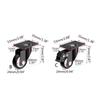 Universal Wheels Universal Wheels with Swivel Lock Strong Load Capacity Polyurethane Wheels Smooth Rolling for Furniture