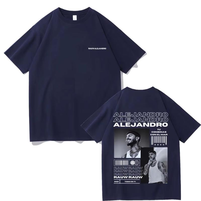 

Rauw Alejandro Todo De Ti Album Print T Shirt Men Hip Hop Oversized Tshirt Male Cotton T-shirts Men s Fashion Vintage Streetw... S разноцветный