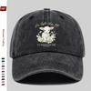 pc Lamb  Flower Print Baseball Cap Suitable for Dating Travel Outdoor Sports Beach Vacations  Adjustable Strap  Buckle Cl