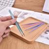 Stainless Steel Tape Sticker Tool Journal Accessorise Macaron Color Tweezers Nipper Nail Tweezers