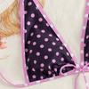 Bikini Three-piece Printed Split Swimsuit Pure Sex Hot Girl High-end