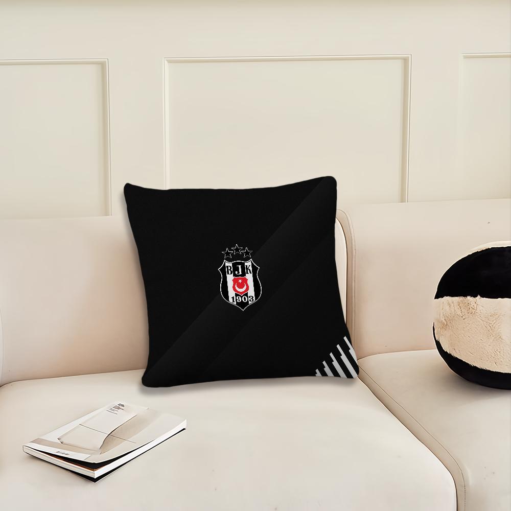 B-Besiktas Sports J-J K Club Cushion Cover Living Room Headboard Office Cushion Bedroom Cushion Sofa Nap Time Pillow Case