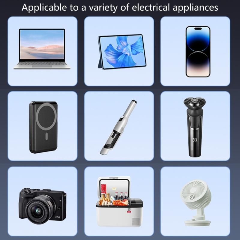 Automotive Power Adapter With Voltage Display 12V 24V Input Fast Charging USB Ports Overheat Protection For Cars Trucks