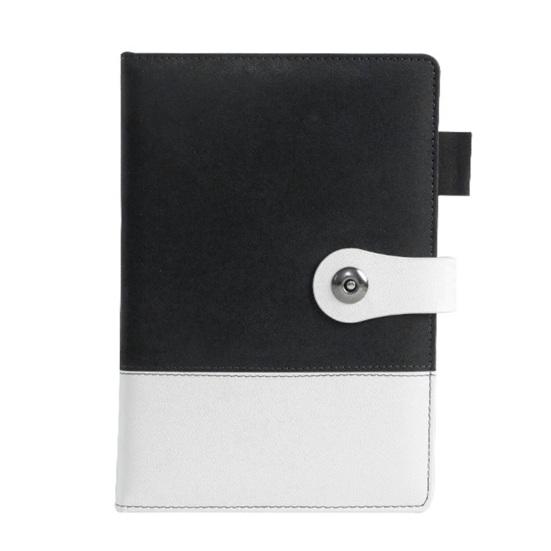 A5 Executive Notebook Thick Paper Notebook with Faux Leather Cover 192 Pages Personal Diary Notepad for Business Meetings