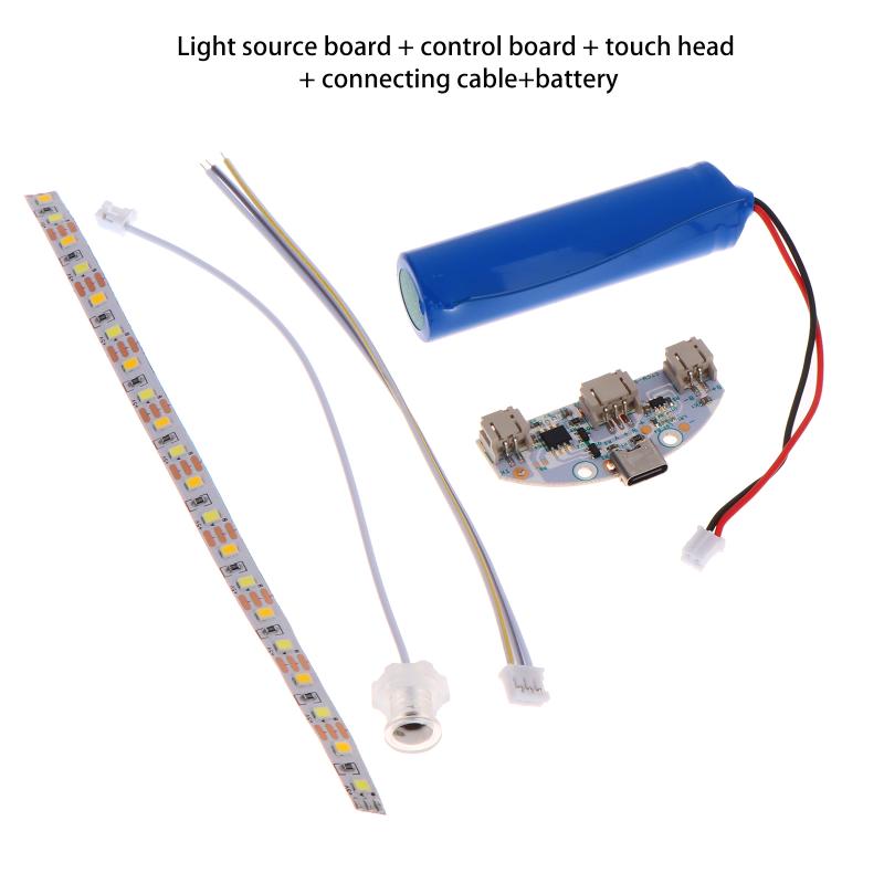 Dc5V Input Light Source Led Light Panel Dimming Controller Change With On/Off Touch Switch Charging Port Type-C