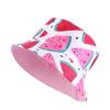 Children's Printed Cartoon Pot Hat, Baby Breathable Sun Hat, Beach Hat, Double-sided Can Wear JDKPM-05