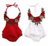 Adorable Toddler Baby Girl Flower Backless Romper Jumpsuit With Timeless Design