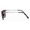 Suzy Levian Women S Purple tortoiSe Square lenS Silver Accent SunglaSSeS Purple