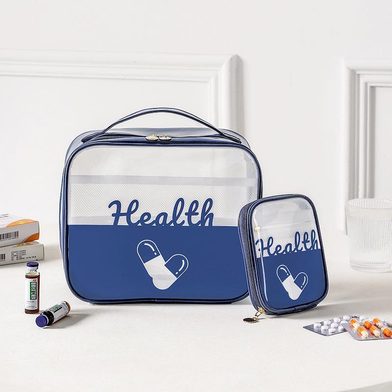 Large Capacity Portable Medical Bag - Oxford Cloth Medicine Storage for Home & Travel First Aid