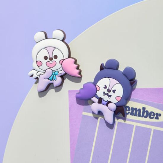 BT21 Silikónová magnetická súprava edícia Anjel & Zloduch
