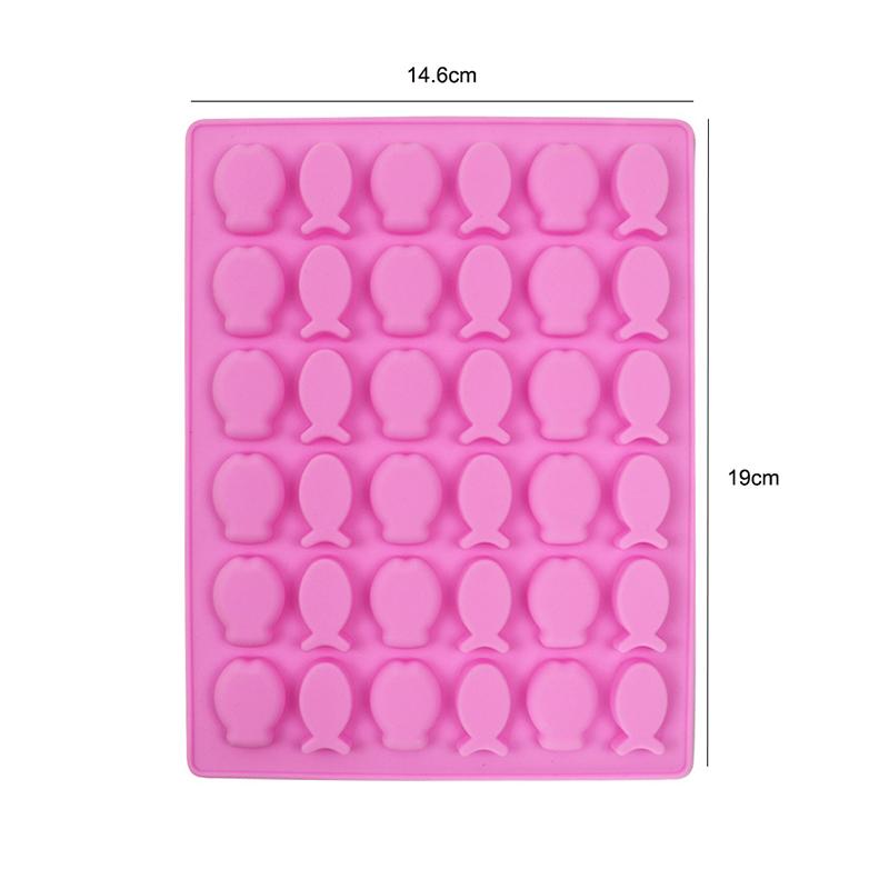 Under The Sea Chocolate Mold Carp Fish Soap Silicone Mould Marine Animal Ice Cube Tray Whale Dolphin Penguin Candy Gummy Tools