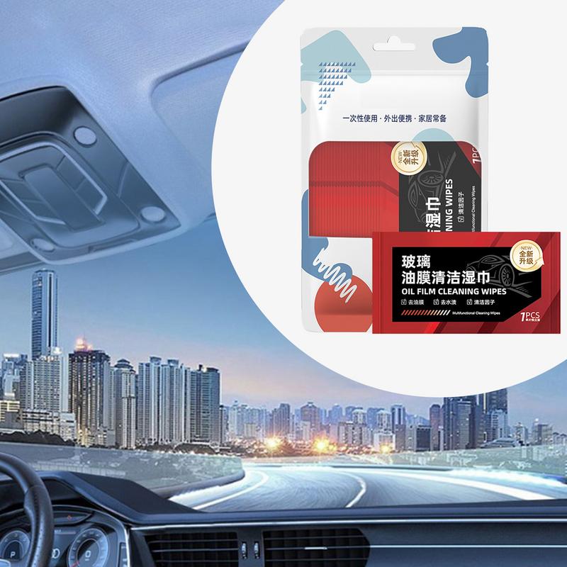 Automotive Glass Cleaning Wipes 20X Automotive Windshield Glass Coating Effective Car Windshield Oil Film Cleaner Automotive United States