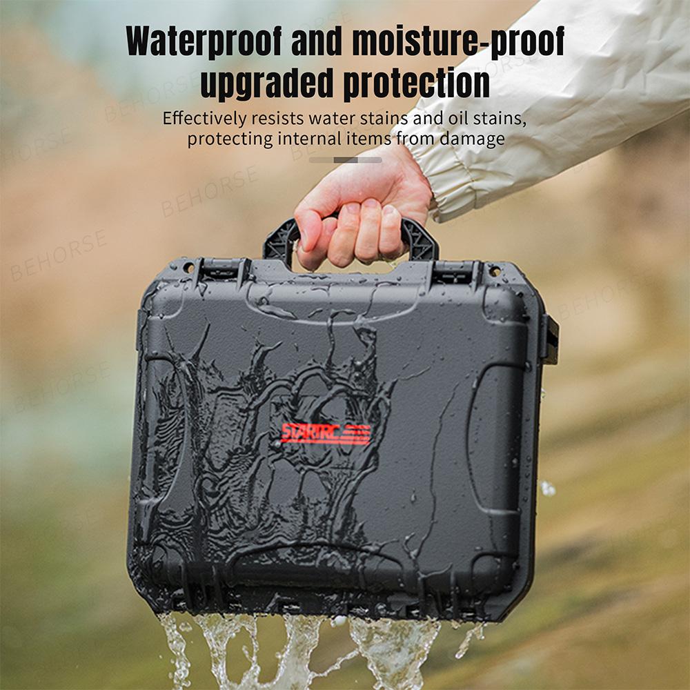 Hard-Shell Waterproof Box For DJI Osmo Action 6/5/4/3 Bag Large-Capacity Storage Case For DJI Osmo Action 6 Camera Accessories