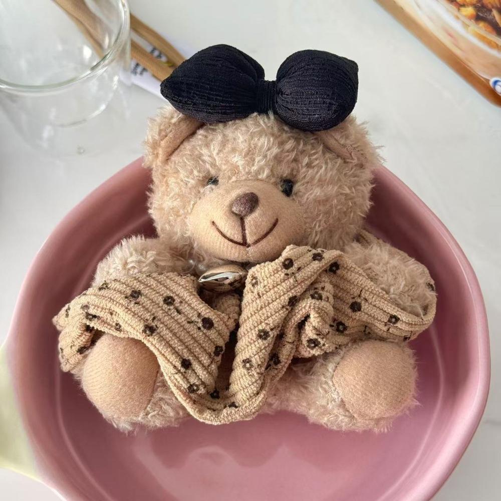 

PP Cotton Bear Plush Doll Keychain Soft Bear Plush Pendant Birthday Kids Gift Style A