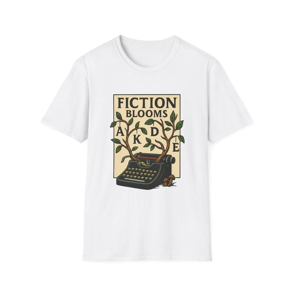 

Unisex Softstyle T-Shirt Magical Typewriter Literary Fantasy Nature Art 4XL