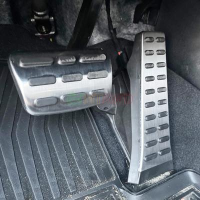 For Kia Sorento MQ4 Accessory  2022 Stainless AT Car Fuel Brake Pedal Accelerator Gas Pad Protector Cover Sticker